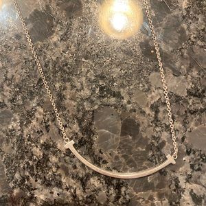 Authentic Sterling Silver Tiffany T Necklace